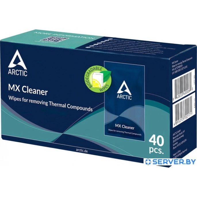 Салфетка для удаления термопасты Arctic MX Cleaner ACTCP00033A. Фото 1