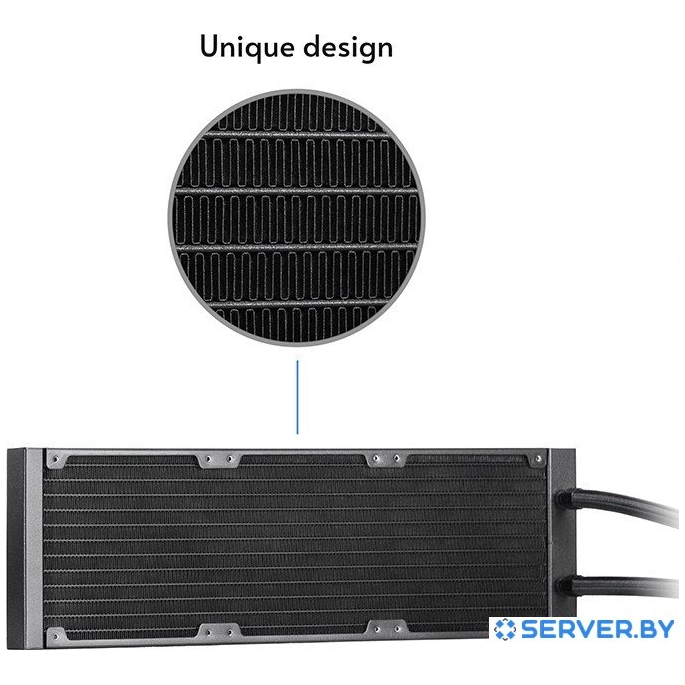 Система жидкостного охлаждения для процессора Chieftec Iceberg 360. Фото 5