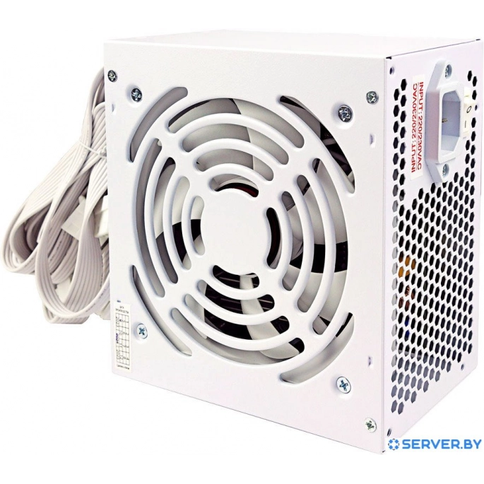 Блок питания Ginzzu CB600 (белый). Фото 1