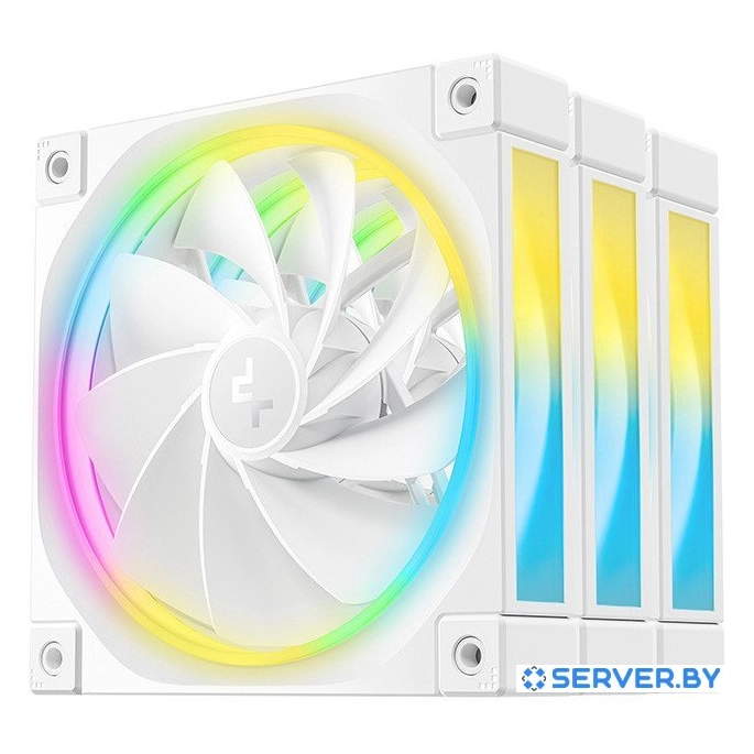 Комплект вентиляторов для корпуса DeepCool FL12R WH-3 IN 1 R-FL12R-WHAPN3-G. Фото1