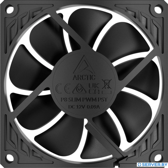 Вентилятор для корпуса Arctic P8 SLIM PWM PST (черный). Фото3