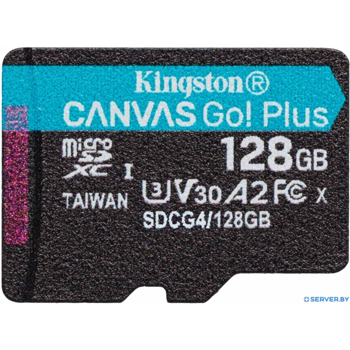 Карта памяти Kingston Canvas Go! microSDXC 128GB SDCG4/128GBSP. Фото1