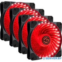 Комплект вентиляторов для корпуса Ginzzu 12LR33 (4 шт.)