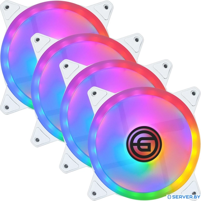 Комплект вентиляторов для корпуса Ginzzu 12LW4 (4 шт.). Фото 1