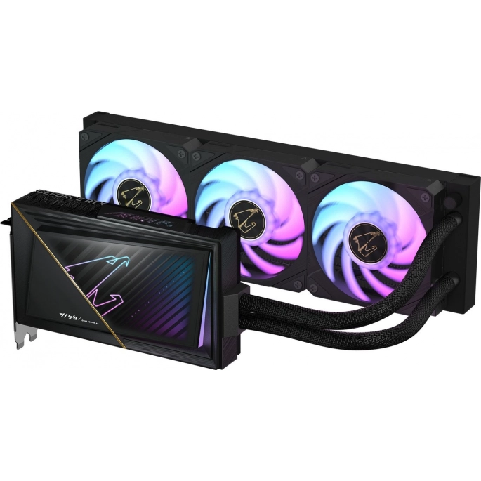 Видеокарта Gigabyte Aorus GeForce RTX 5080 Xtreme Waterforce 16G GV-N5080AORUSX W-16GD. Фото2