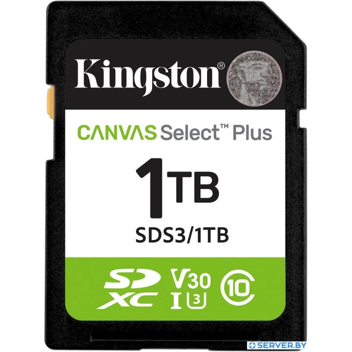 Карта памяти Kingston Canvas Select Plus SDXC 1TB SDS3/1TB. Фото1