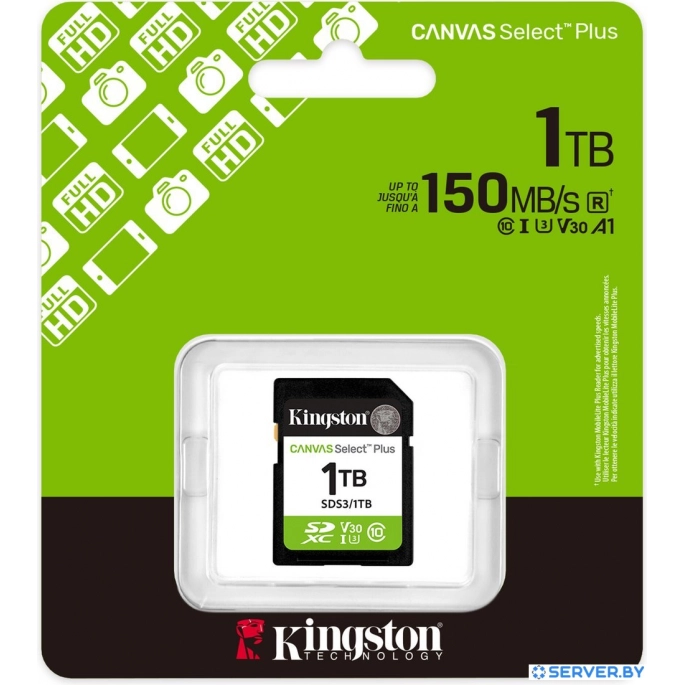 Карта памяти Kingston Canvas Select Plus SDXC 1TB SDS3/1TB. Фото3