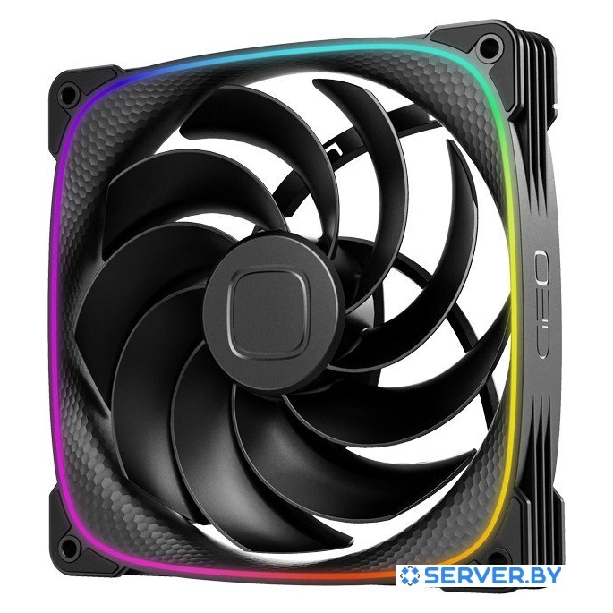 Вентилятор для корпуса Geometric Future Squama 2503R-14 (черный). Фото 2