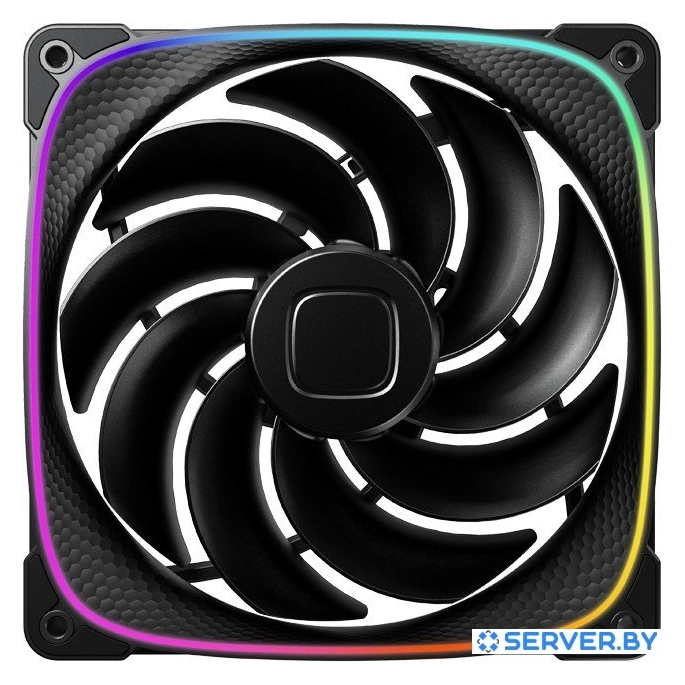 Комплект вентиляторов для корпуса Geometric Future Squama 2503R-14 Triple Pack (черный). Фото 2