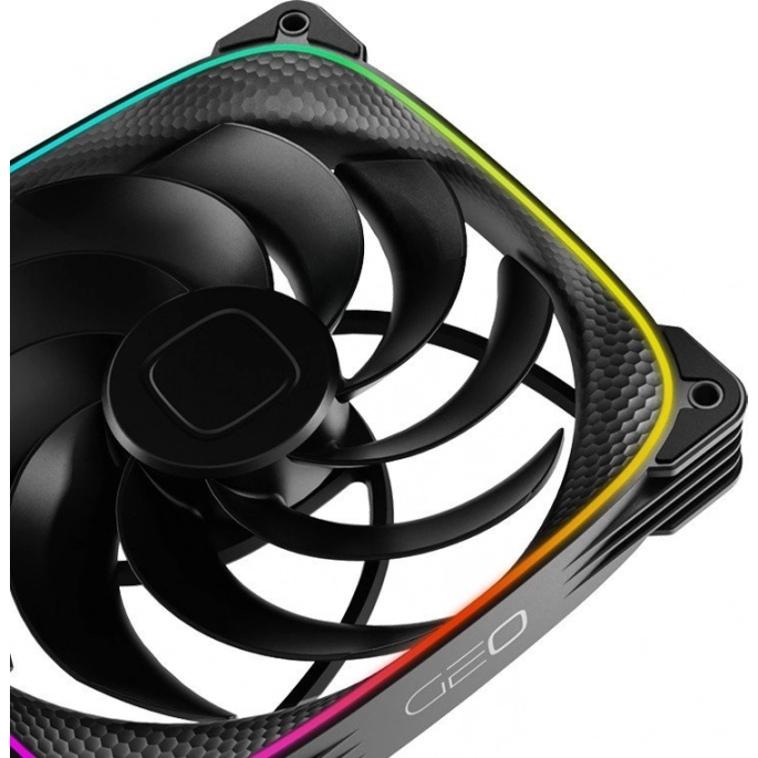 Комплект вентиляторов для корпуса Geometric Future Squama 2503R-14 Triple Pack (черный). Фото 5