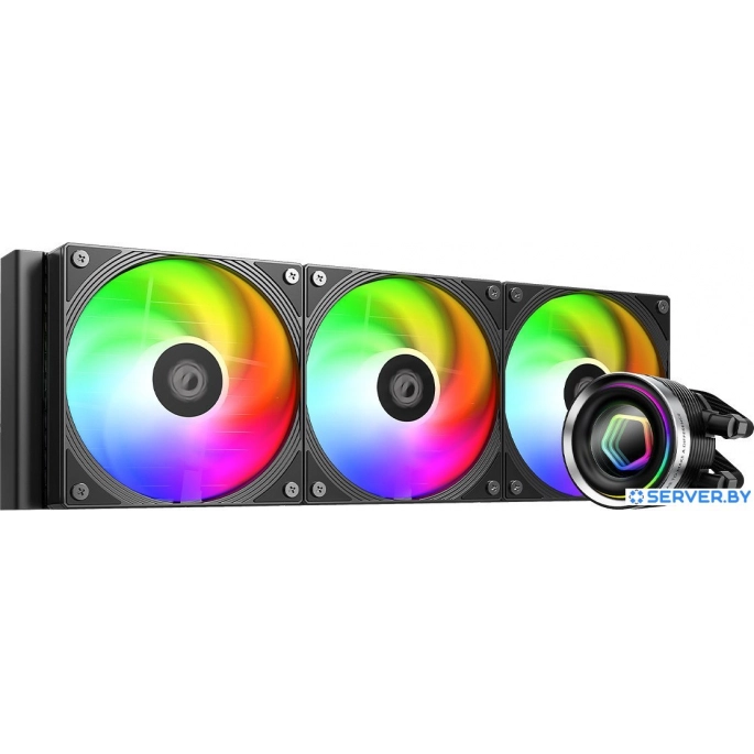 Жидкостное охлаждение для процессора ID-Cooling FX360 INF Black. Фото 1