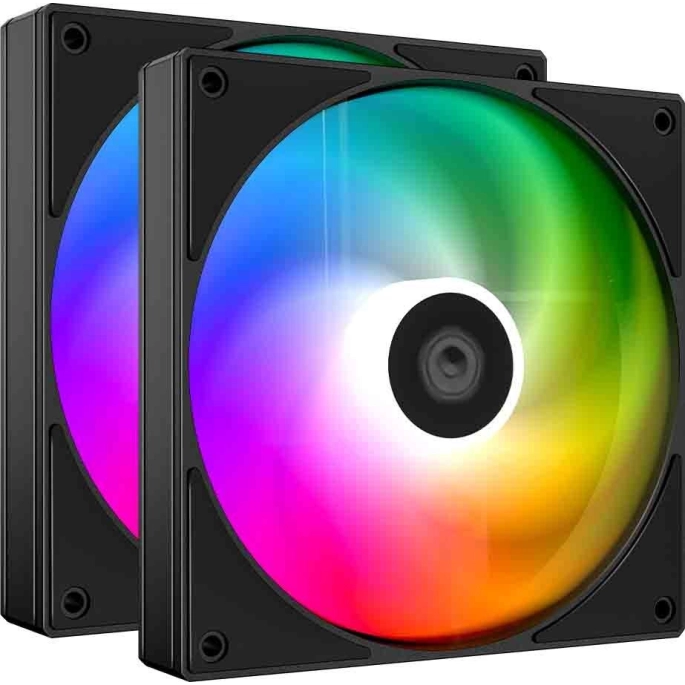Набор вентиляторов ID-Cooling AS-140-ARGB-K Duet. Фото 1