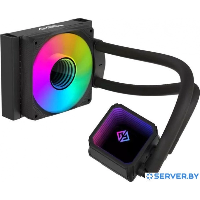 Система жидкостного охлаждения для процессора GMNG GG-LC120ARGB1-BK. Фото 1