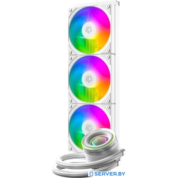 Система жидкостного охлаждения для процессора ID-Cooling FX360 INF White. Фото 2