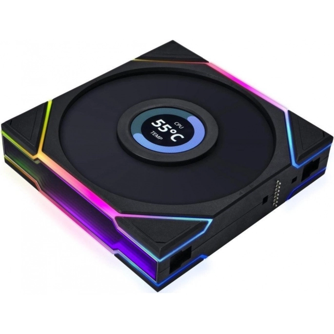 Вентилятор для корпуса Lian Li Uni Fan TL LCD 140 Reverse G99.14RTLLCD1B.R0. Фото 1