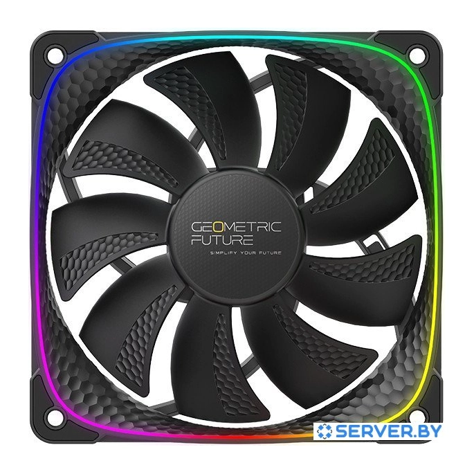 Вентилятор для корпуса Geometric Future Squama 2503R ARGB (черный). Фото 1