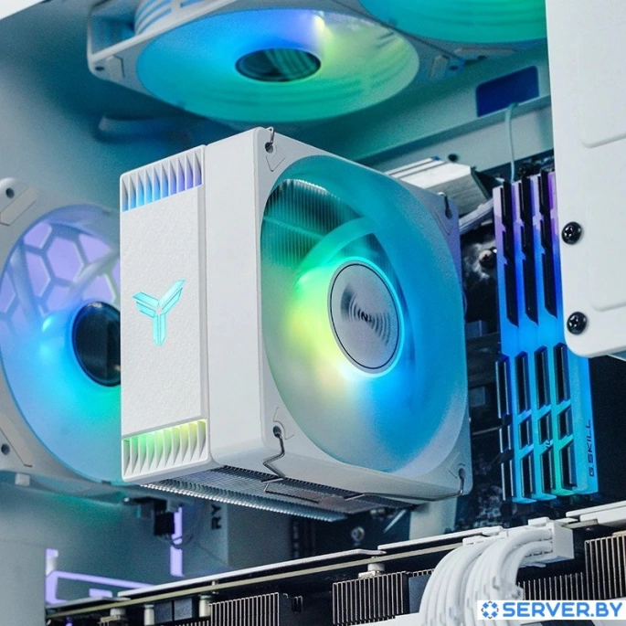 Кулер для процессора Jonsbo CR-1000MAX Color (белый). Фото 4