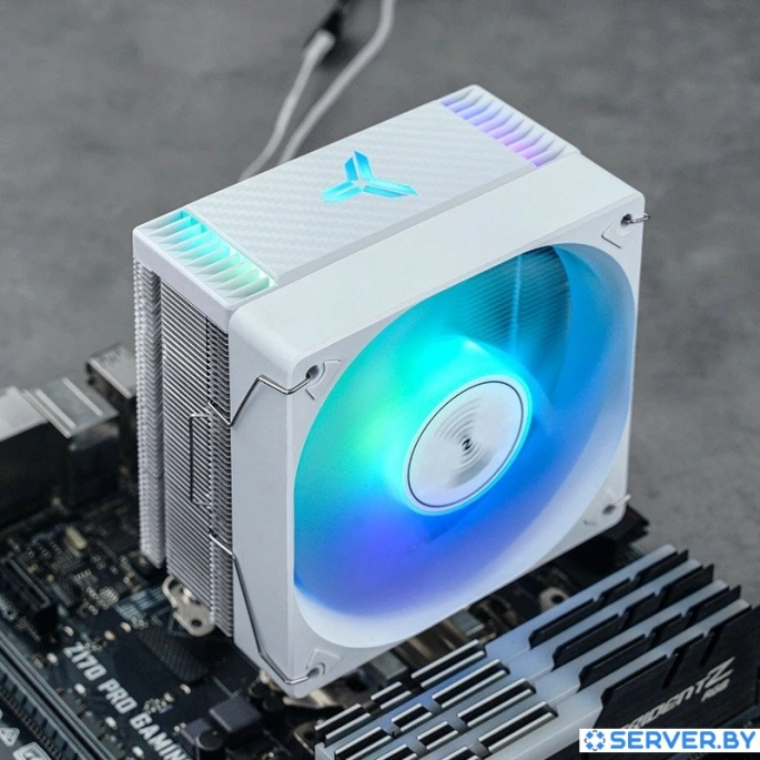 Кулер для процессора Jonsbo CR-1000MAX Color (белый). Фото 5