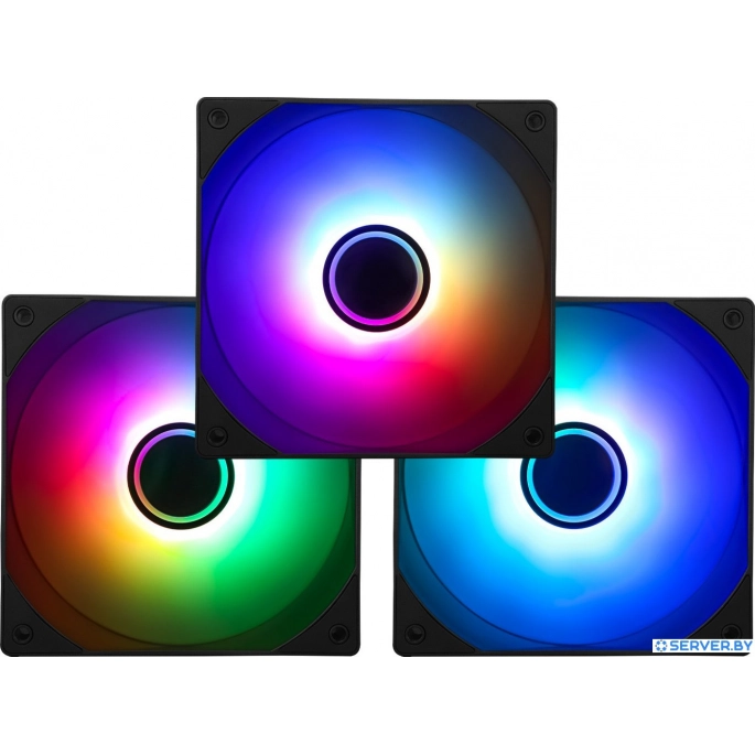 Комплект вентиляторов для корпуса с контроллером Thermalright TL-C12B-S V3 X3. Фото 1