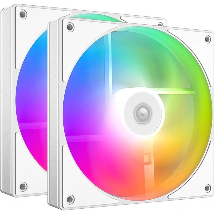Набор вентиляторов ID-Cooling AS-140-ARGB-W Duet. Фото 1