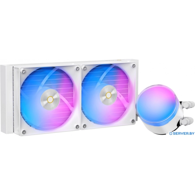 Система жидкостного охлаждения для процессора Ocypus Delta L24 WH ARGB V2 (белый). Фото 1