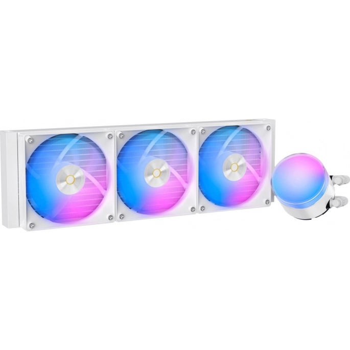 Система жидкостного охлаждения для процессора Ocypus Delta L36 WH ARGB V2 (белый). Фото 1