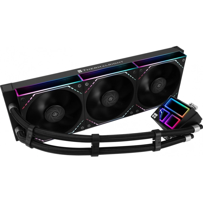 Система жидкостного охлаждения для процессора Thermalright Frozen Infinity 360 ARGB (черный). Фото 3