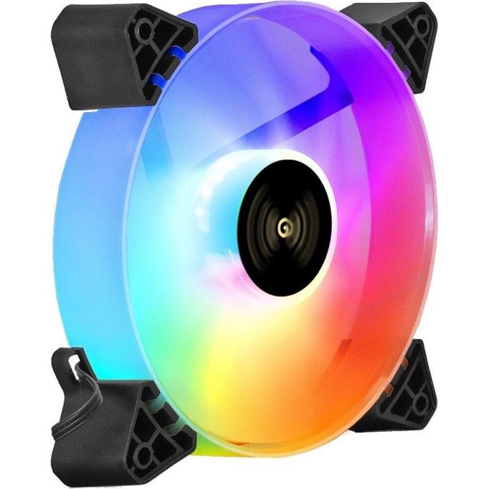 Вентилятор для корпуса ExeGate EX12025H3P4PYH-PWM.ARGB EX295968RUS. Фото 1