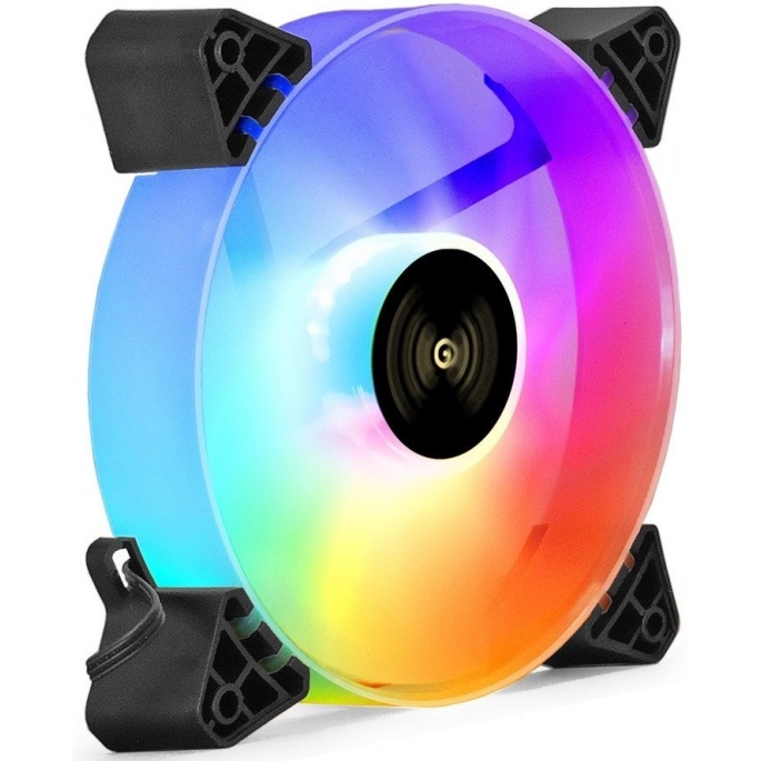 Вентилятор для корпуса ExeGate EX12025H3P4PYH-PWM.ARGB EX295968RUS. Фото 2