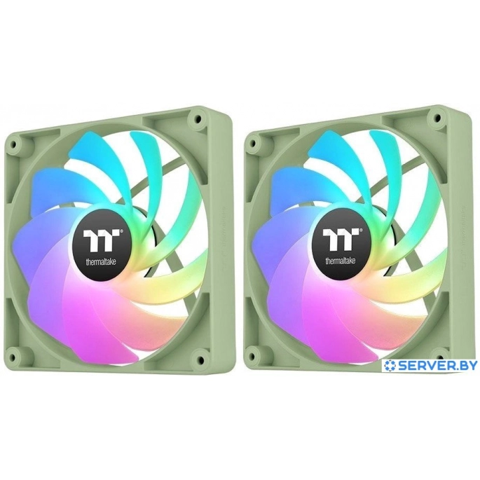 Набор вентиляторов Thermaltake CT120 Sync Reverse ARGB 2-Fan Pack CL-F200-PL12MG-A. Фото 1