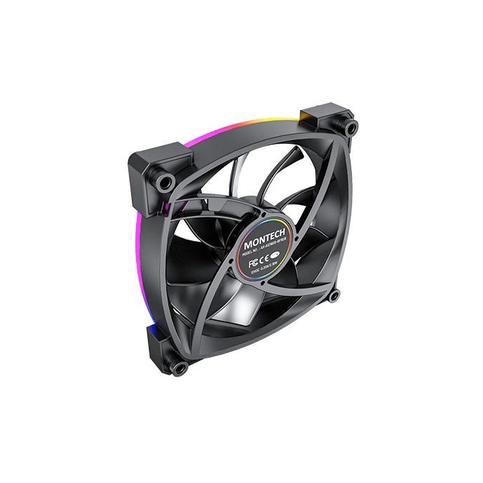 Комплект вентиляторов для корпуса Montech AX120 PWM 3 IN 1 (черный). Фото 2