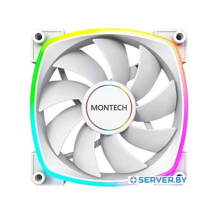 Вентилятор для корпуса Montech AX140 PWM (белый). Фото 1