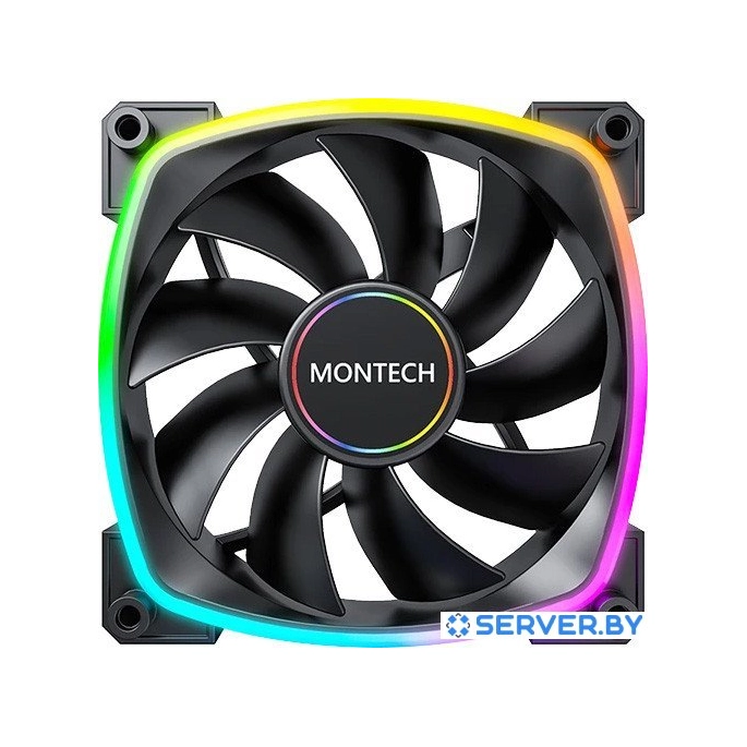 Вентилятор для корпуса Montech AX140 PWM (черный). Фото 1