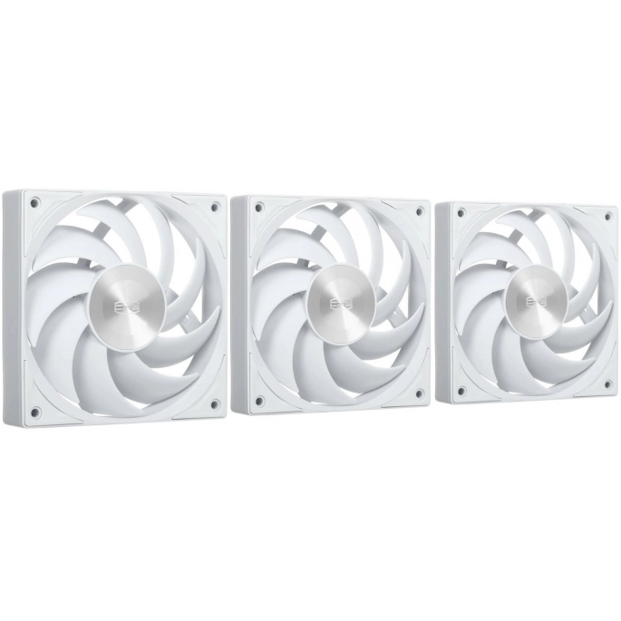 Вентилятор для корпуса PCCooler F5 R120 (белый, 3 шт.). Фото 1