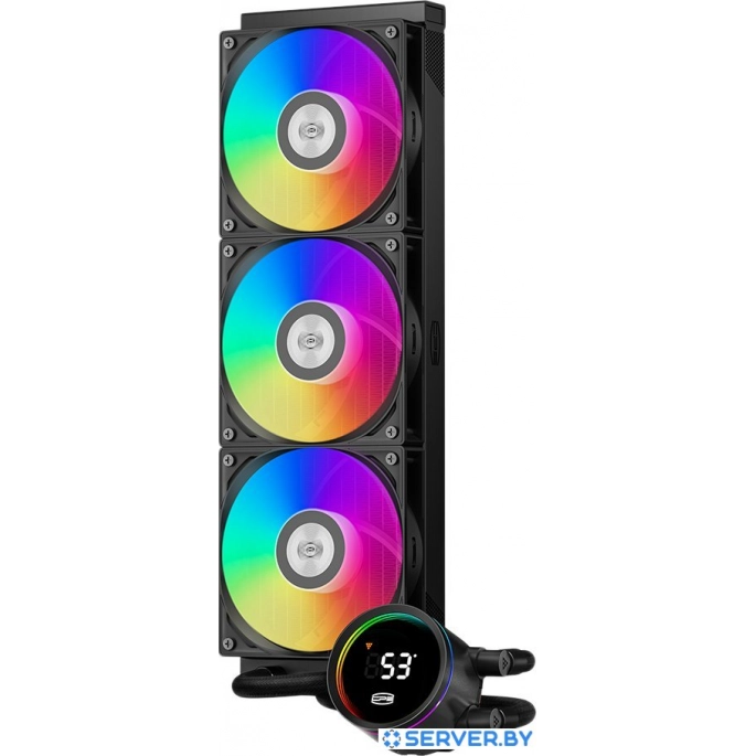 Система жидкостного охлаждения для процессора PCCooler DA360 Pro ARGB Digital (черный). Фото1