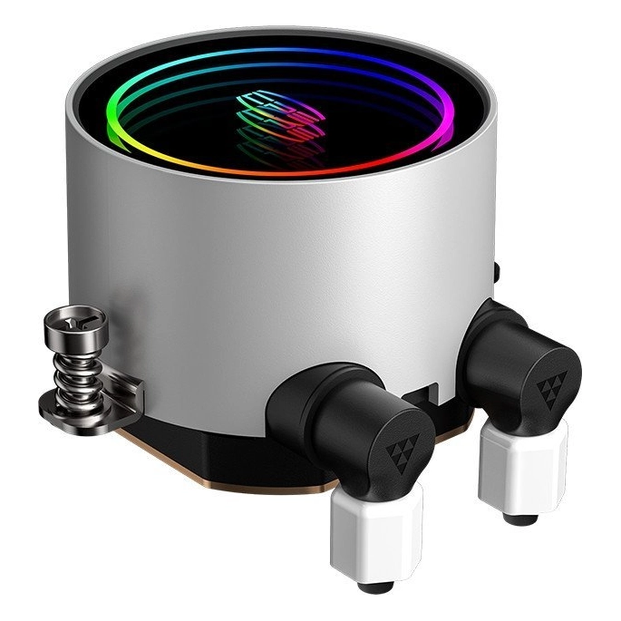 Система жидкостного охлаждения для процессора PCCooler DA240 ARGB (белый). Фото 2