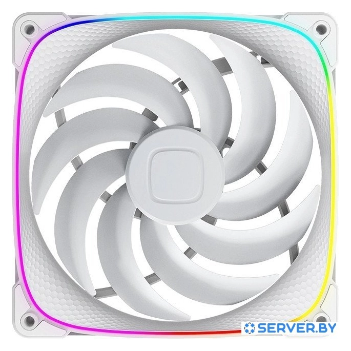 Комплект вентиляторов для корпуса Geometric Future Squama 2503-14 Triple Pack (белый). Фото 5