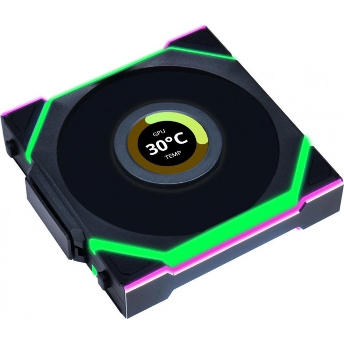 Комплект вентиляторов для корпуса с контроллером Lian Li Uni Fan SL 120 Wireless LCD Reverse G99.12RSLLCD1W3B.R0. Фото3