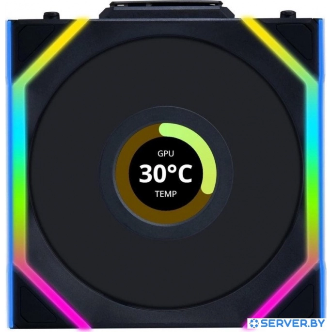 Комплект вентиляторов для корпуса с контроллером Lian Li Uni Fan SL 120 Wireless LCD Reverse G99.12RSLLCD1W3B.R0. Фото4