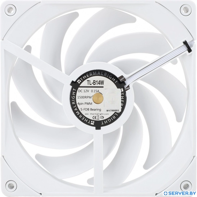 Вентилятор для корпуса Thermalright TL-B14W (белый). Фото 2