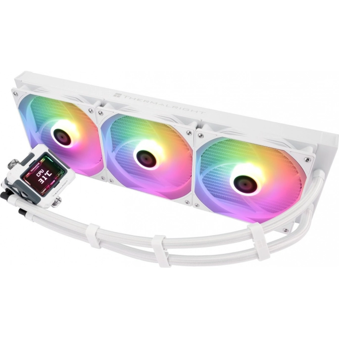 Система жидкостного охлаждения для процессора Thermalright Frozen Warframe 420 ARGB (белый). Фото2