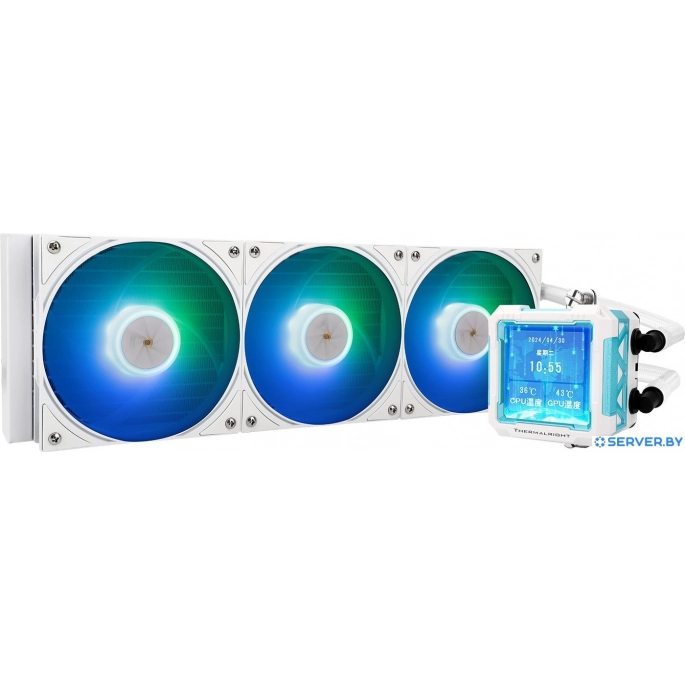 Система жидкостного охлаждения для процессора Thermalright Frozen Warframe Pro 360 ARGB (белый). Фото 1