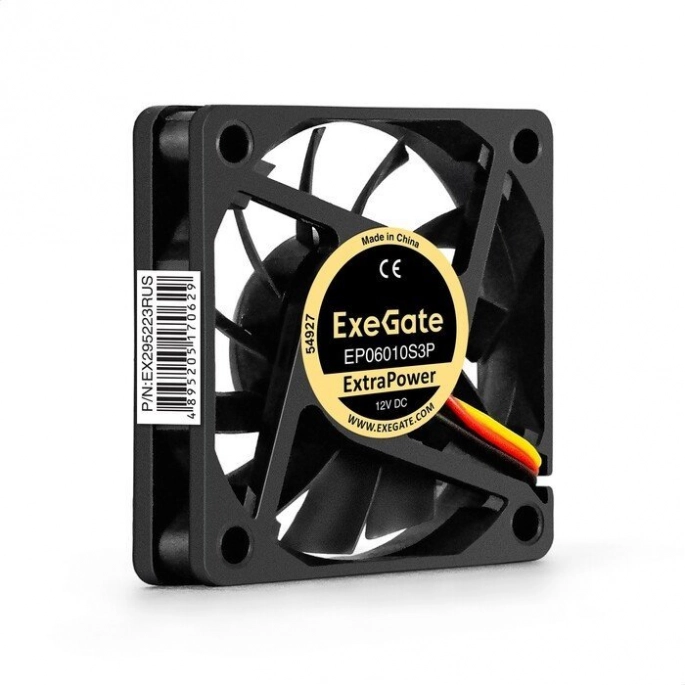 Вентилятор для корпуса ExeGate ExtraPower EP06010S3P EX295223RUS. Фото2
