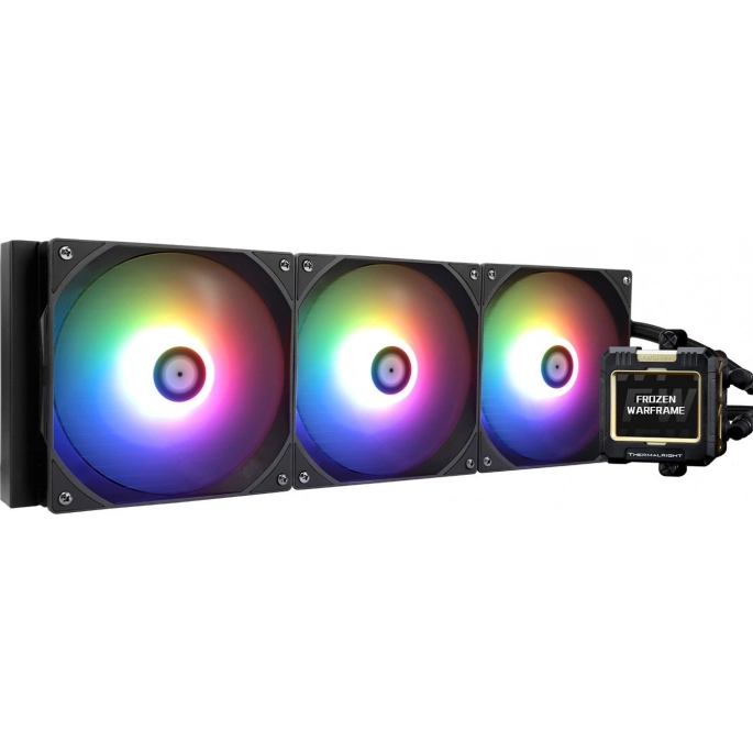 Система жидкостного охлаждения для процессора Thermalright Frozen Warframe 420 ARGB (черный). Фото1