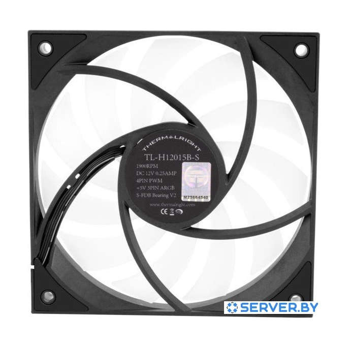 Вентилятор для корпуса Thermalright TL-H12015B-S (черный). Фото2