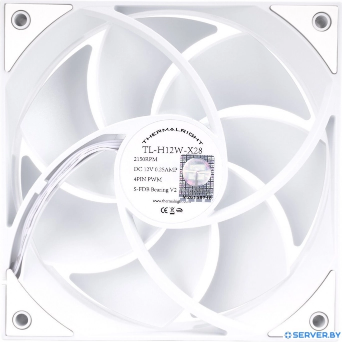 Вентилятор для корпуса Thermalright TL-H12W-X28 (белый). Фото 2