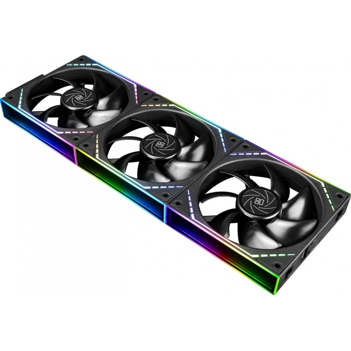 Комплект вентиляторов для корпуса Thermalright TL-M12Q X3 (черный). Фото 1