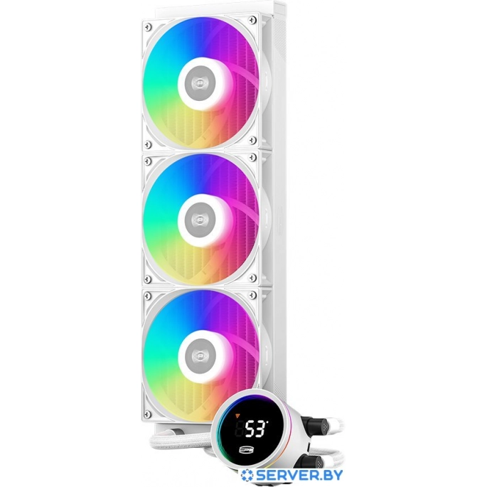 Система жидкостного охлаждения для процессора PCCooler DA360 Pro ARGB Digital (белый). Фото 1