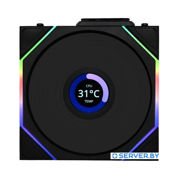 Комплект вентиляторов для корпуса с контроллером Lian Li Uni Fan TL 120 Wireless Reverse 12RTLLCD1W3B G99.12RTLLCD1W3B.R0. Фото5