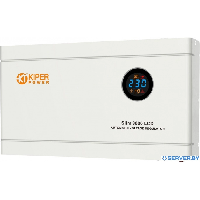 Стабилизатор напряжения Kiper Power Slim 3000 LCD. Фото 1